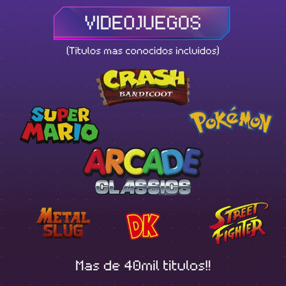Consola Retro Game Stick +40.000 Videojuegos